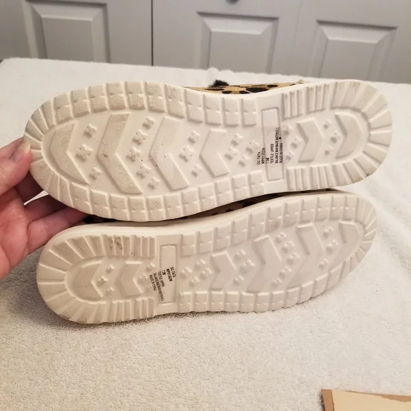 Ocean + Coast Tata Animal Print Booties Women's Size 7.5M Textile Uppers - Picture 4 of 7